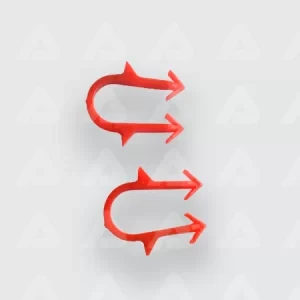 بست لوله روکار ملامینی الپکس
