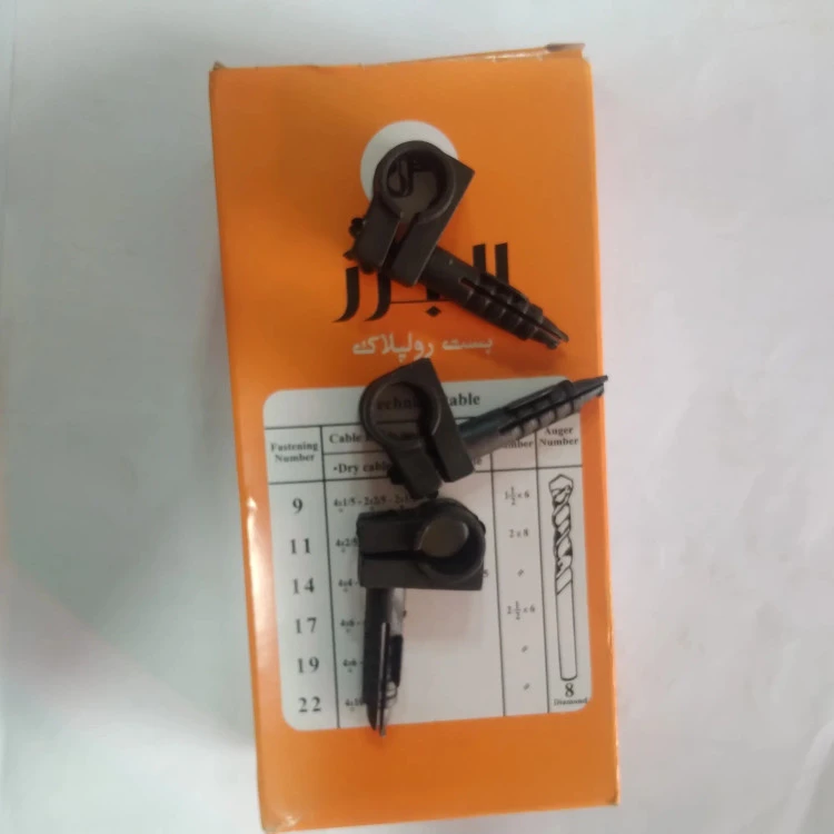 بست کابل یکطرفه سایز11 رولپلاک کابل سایز11 پک 10عددی