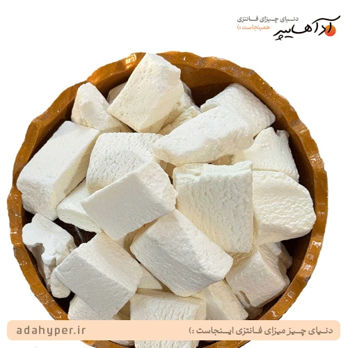 بستنی خشک با طعم وانیل