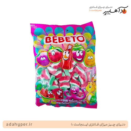 بسته 1 کیلویی پاستیل ببتو مدل هندوانه