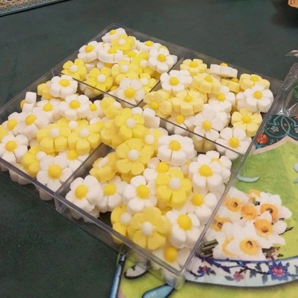 بسته 40عددی قند گل نرگس