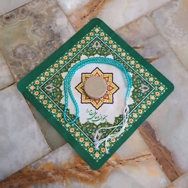 بسته ده عددی جانماز سبز ساده
