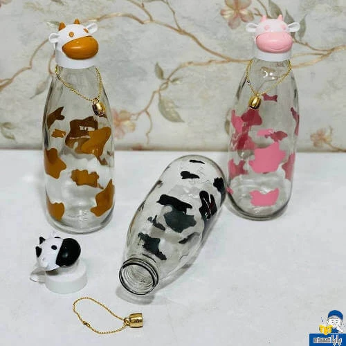 بطری مدل شیر طرح گاو