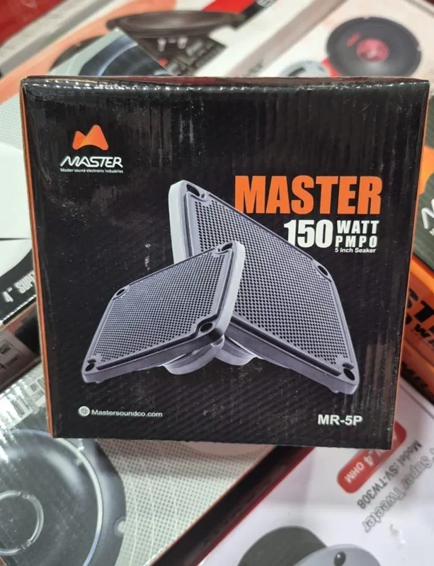 بلندگو عقب پراید مستر مدل MR-5P سایز 5 اینچ بسته دو عددی . باند ساینا . باند تیبا