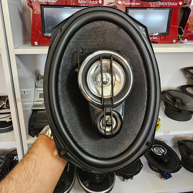 بلندگو کنوود Kenwood KFC-HQ718EX پشت مشکی به شرط اصلی