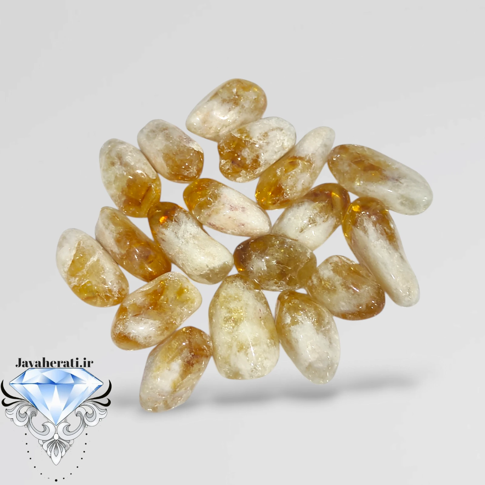 بلور سیترین خوشرنگ و درشت (1عدد)