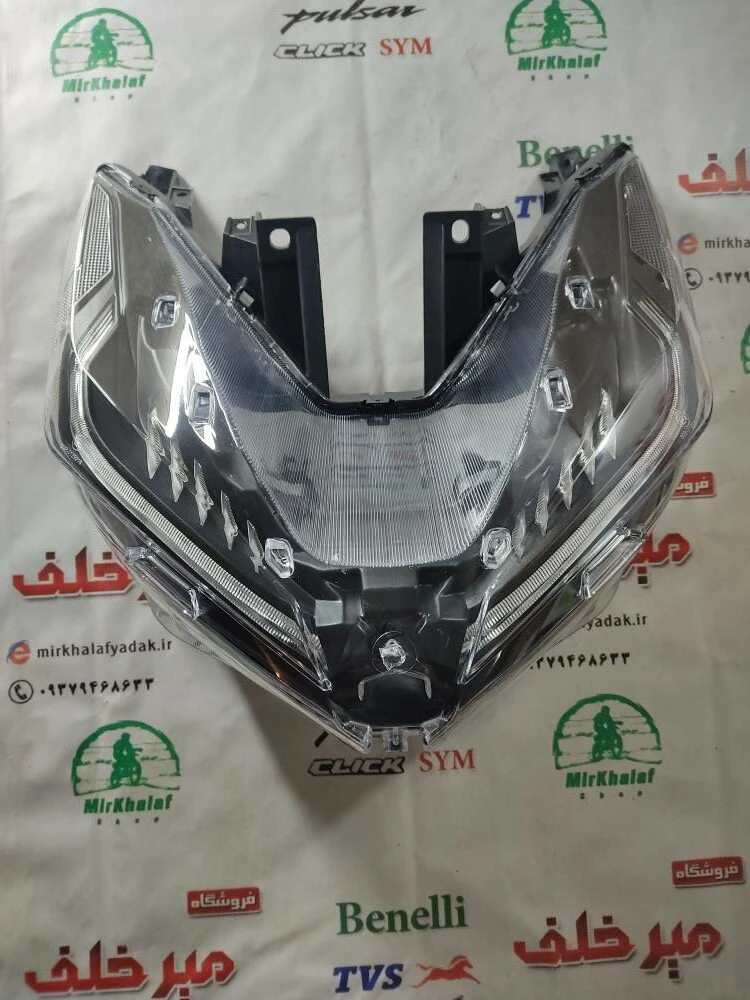 بلوری چراغ جلو کامل موتور طرح کلیک خارجی (درجه 1)