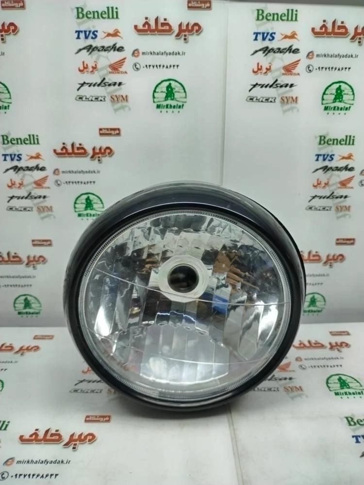 بلوری کامل چراغ جلو موتور xl ایکس ال گرد