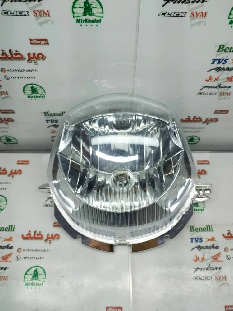 بلوری کامل چراغ جلو موتور تریل گلد رادیسون