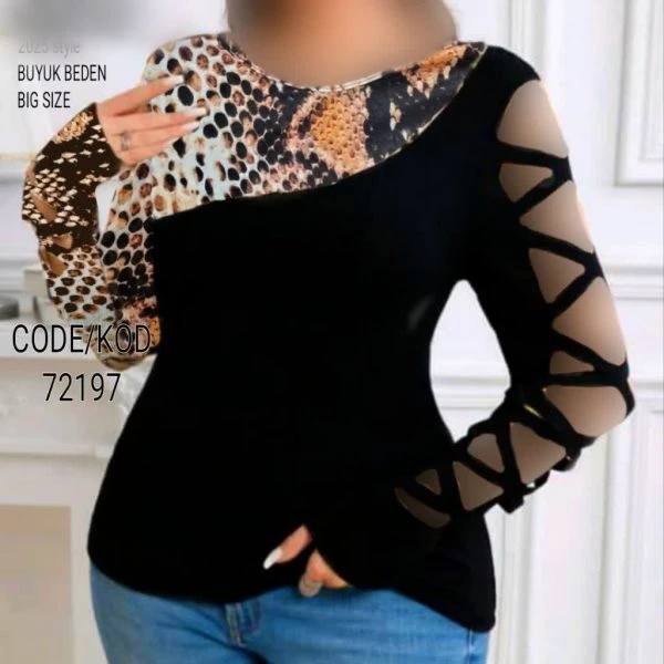 بلوز مجلسی آستین بندی