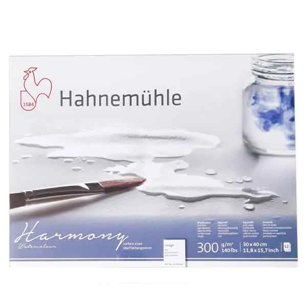بلوک آبرنگ 12برگی هانیموله 40*30 (300 گرم)