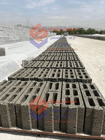 بلوک سیمانی سبک سه جداره عرض ۱۵ (تمام اتوماتیک) استاندارد