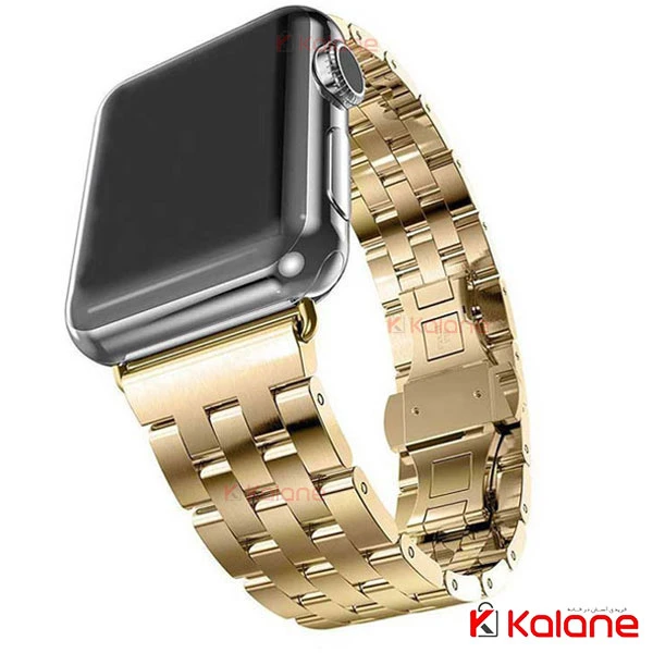 بند استیل ساعت هوشمند Apple Watch 7 41mm مدل 5Bead
