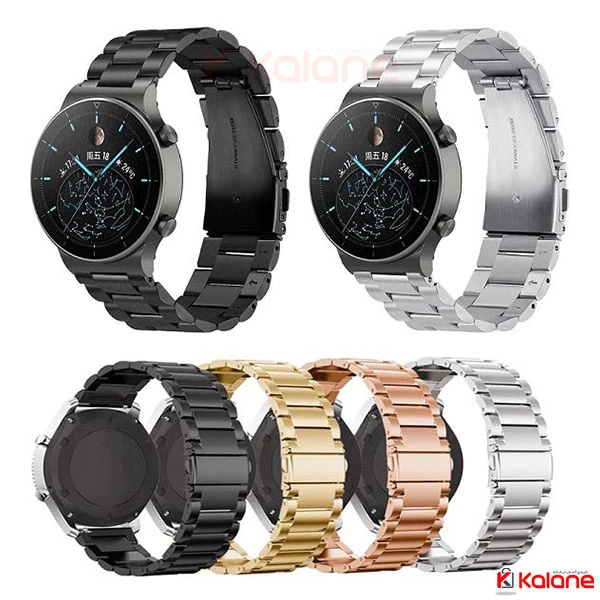 بند استیل ساعت هوشمند Huawei Watch GT 2 Pro مدل 3Pointers