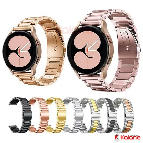 بند استیل ساعت هوشمند Samsung Galaxy Watch 4 مدل 3Bead