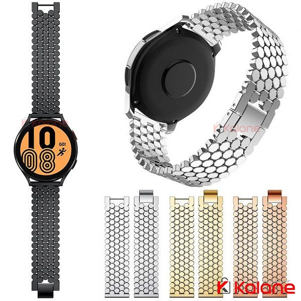 بند استیل ساعت هوشمند Samsung Galaxy Watch 4 مدل لانه زنبوری
