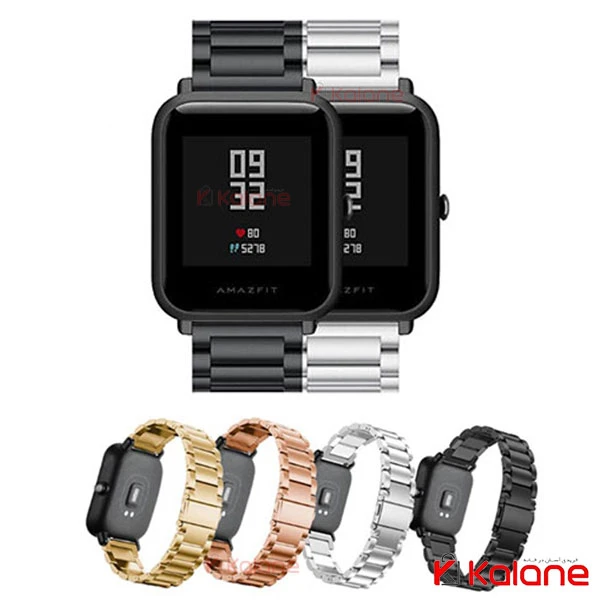 بند استیل ساعت هوشمند Xiaomi Amazfit Bip Lite مدل 3Bead