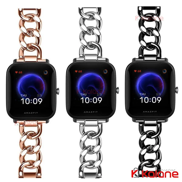 بند استیل ساعت هوشمند Xiaomi Amazfit Bip U Pro مدل Eversnows