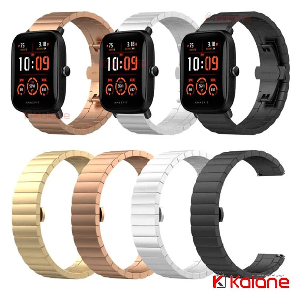 بند استیل ساعت هوشمند Xiaomi Amazfit Bip U Pro مدل One Bead