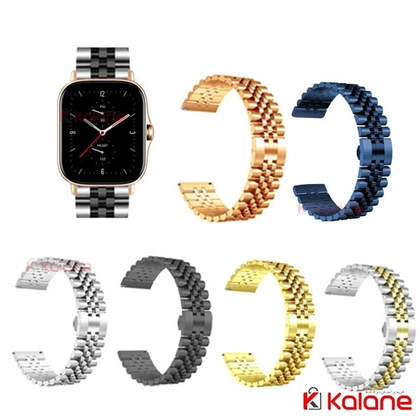 بند استیل ساعت هوشمند Xiaomi Amazfit GTS 2 مدل 5Rows