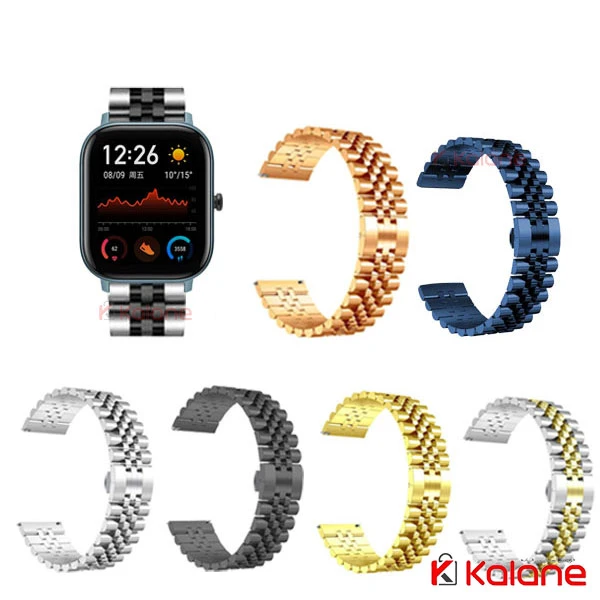 بند استیل ساعت هوشمند Xiaomi Amazfit GTS مدل 5Rows