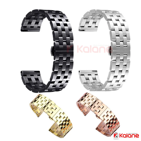 بند استیل ساعت هوشمند Xiaomi Amazfit Stratos مدل 5Bead