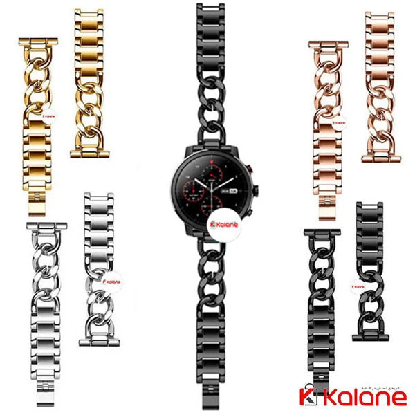 بند استیل ساعت هوشمند Xiaomi Amazfit Stratos مدل Eversnows