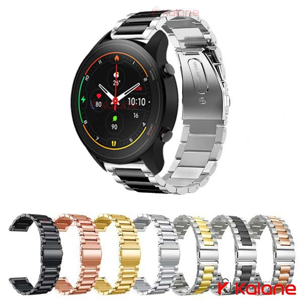 بند استیل ساعت هوشمند Xiaomi Mi Watch XMWTCL02 مدل 3Pointers