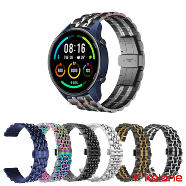 بند استیل ساعت هوشمند Xiaomi Mi Watch XMWTCL02 مدل 7Bead
