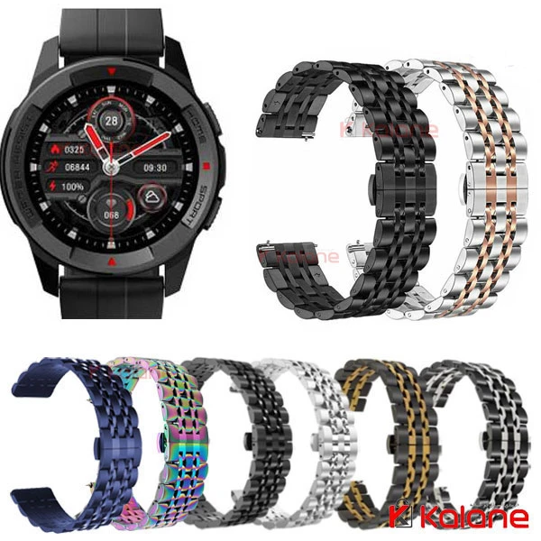 بند استیل ساعت هوشمند Xiaomi Mibro X1 مدل 7Bead
