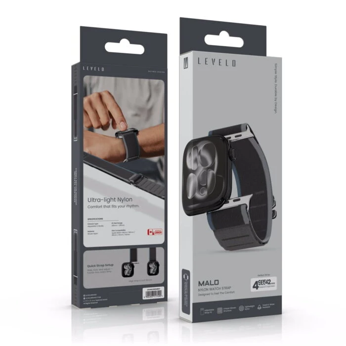 بند اپل واچ LEVELO لِوِلُ Malo Nylon Watch Strap