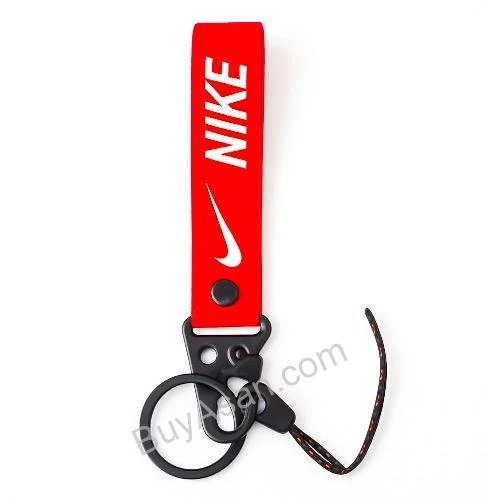 بند دستی کوتاه Nike قرمز با حلقه اتصال