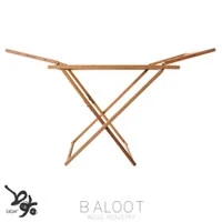 بند رخت چوبی لوکس بزرگ مدل (ZARA) کد 4902 بلوط