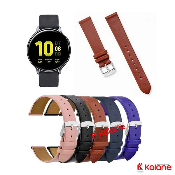 بند ساعت سامسونگ Samsung Galaxy Watch Active مدل Fancy Leather