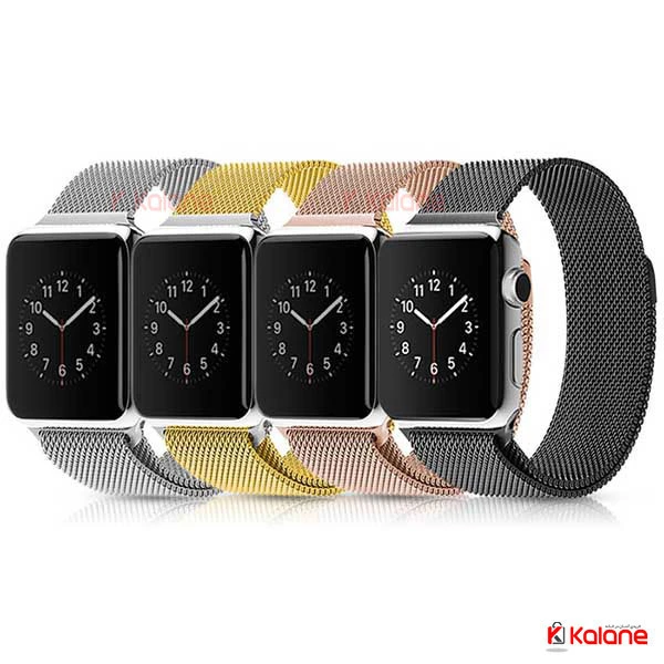 بند ساعت هوشمند Apple Watch 42/44 mm مدل استیل حصیری