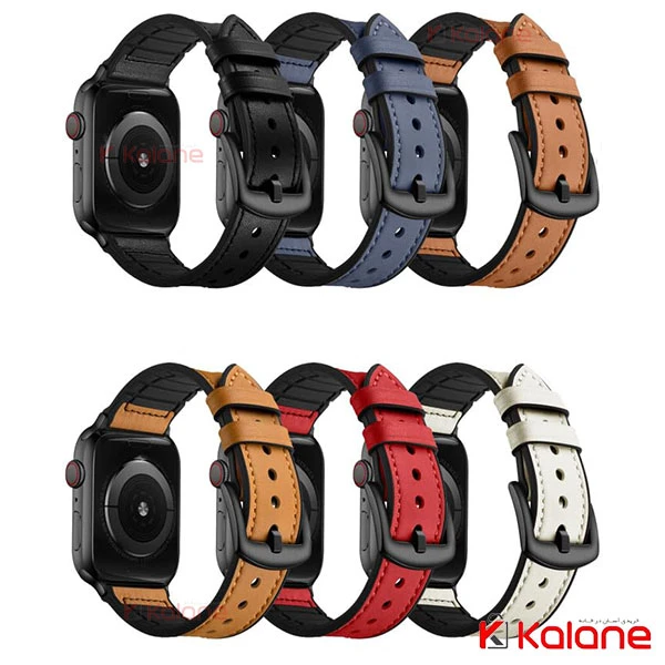 بند ساعت هوشمند Apple Watch 7 45/49mm مدل Elder Leather