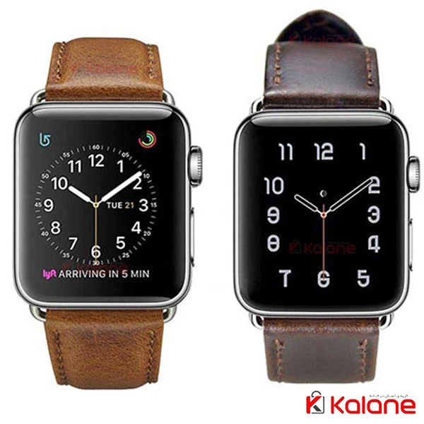 بند ساعت هوشمند Apple Watch 7 45/49mm مدل Genuine Leather