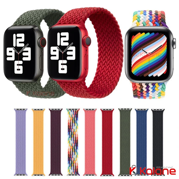 بند ساعت هوشمند Apple watch 8 45/49mm مدل Braided Solo Loop