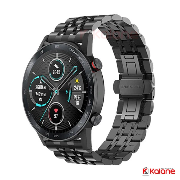 بند ساعت هوشمند Huawei Honor Magic Watch 2 46mm مدل استیل رولکسی