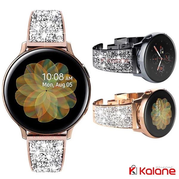 بند ساعت هوشمند Samsung Galaxy Watch Active 2 مدل Shiny