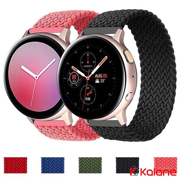 بند ساعت هوشمند Samsung Galaxy Watch Active مدل Braided Solo Loop