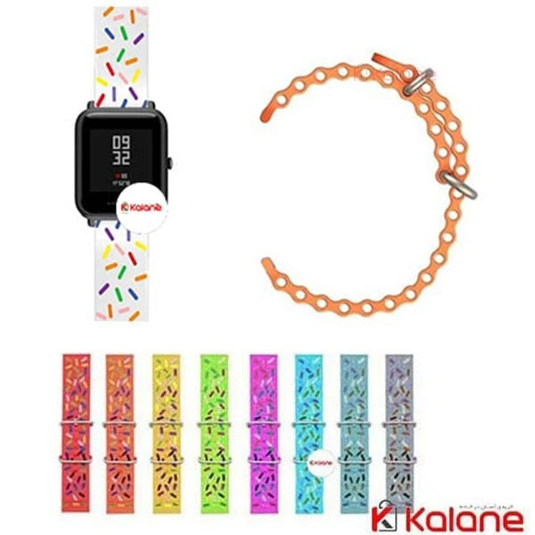 بند ساعت هوشمند Xiaomi Amazfit Bip مدل Ocean Donut