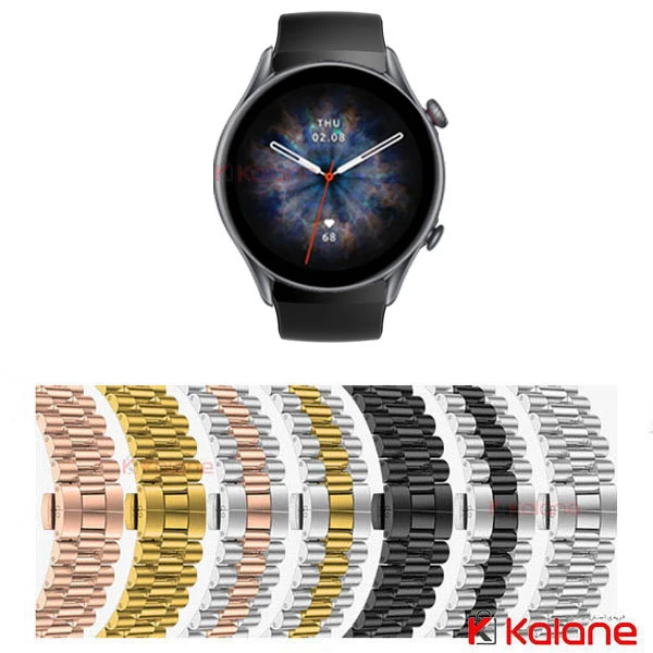 بند ساعت هوشمند Xiaomi Amazfit GTR 3 Pro مدل 3Rows