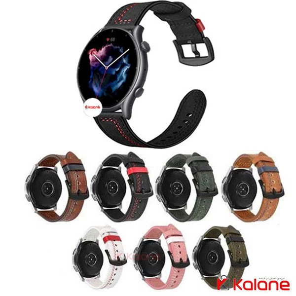 بند ساعت هوشمند Xiaomi Amazfit GTR 3 Pro مدل Nubuck Leather
