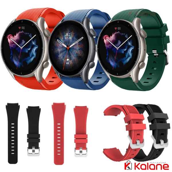 بند ساعت هوشمند Xiaomi Amazfit GTR 3 Pro مدل Stripe