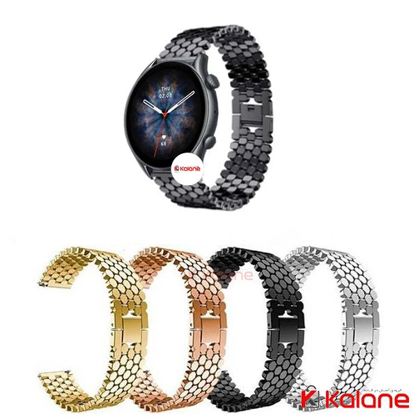 بند ساعت هوشمند Xiaomi Amazfit GTR 3 Pro مدل لانه زنبوری