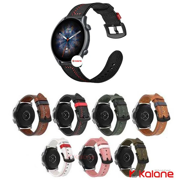 بند ساعت هوشمند Xiaomi Amazfit GTR 3 مدل Nubuck Leather
