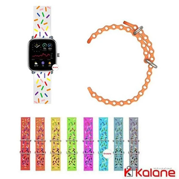 بند ساعت هوشمند Xiaomi Amazfit GTS 2 Mini مدل Ocean Donut