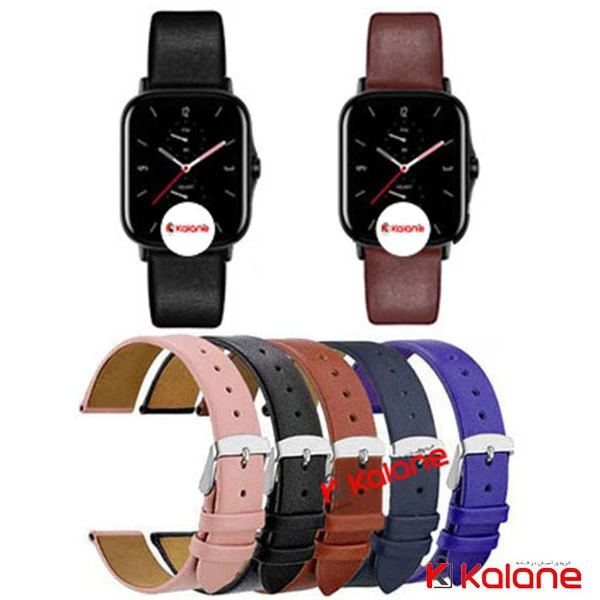بند ساعت هوشمند Xiaomi Amazfit GTS 2 مدل Fancy Leather