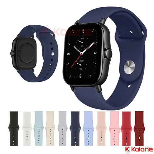 بند ساعت هوشمند Xiaomi Amazfit GTS 2 مدل سیلیکونی دکمه ای